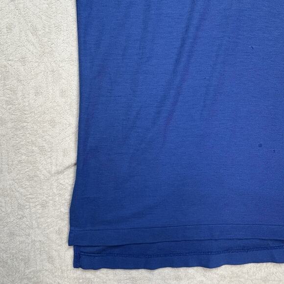 Vintage Levis Polo Shirt Adult Large Blue Collared Dress Shirt 1980s USA Jeans - Picture 7 of 13